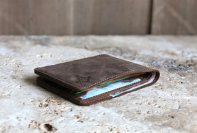 Master Mason Blue Lodge Wallet - Handmade Leather - Bricks Masons