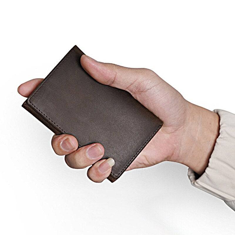 Master Mason Blue Lodge Wallet - Traveling Man Genuine Leather Brown - Bricks Masons