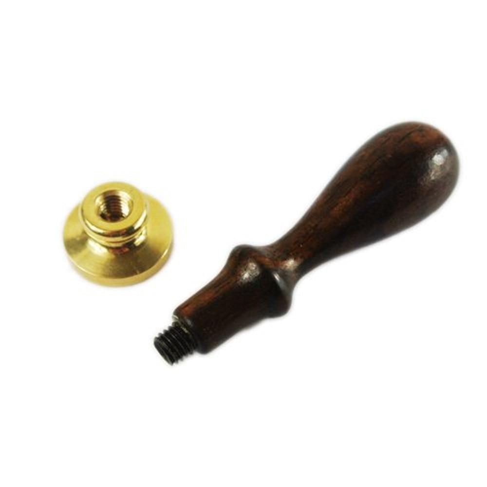 Master Mason Blue Lodge Wax Seal - Square Compass G Deluxe Wood Handle - Bricks Masons