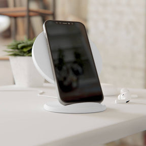Master Mason Blue Lodge Wireless Charger - White with Square & Compass G - Bricks Masons