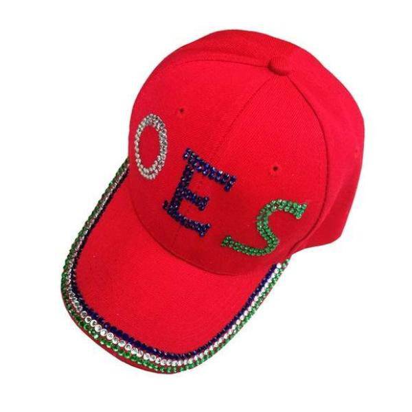 OES Baseball Cap - Red Cap Hat - Bricks Masons