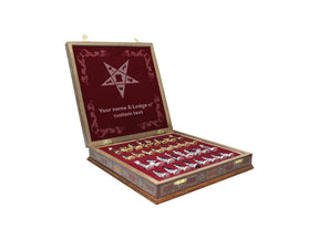 OES Chess Set - 16.5" (42cm) - Bricks Masons