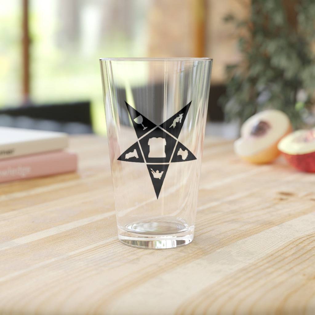 OES Pint Glass - 16oz - Bricks Masons