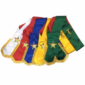 OES Sash - Set Of 5 Sashes - Bricks Masons