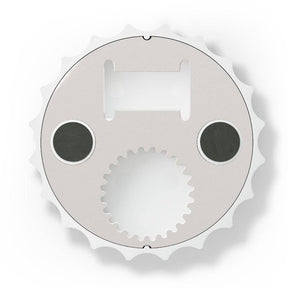 Order Of Malta Bottle Opener - Black & White - Bricks Masons