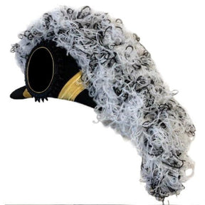 Grand Commander Knights Templar Chapeau - White & Black Blend Plumes