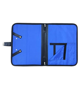 Past Master Blue Lodge Apron Case - Black Imitation Leather MM, WM, Provincial - Bricks Masons