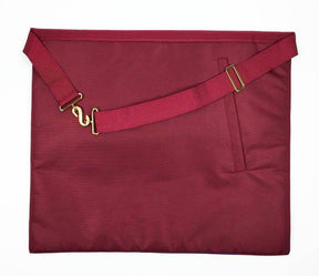 Principal English Royal Arch Apron - Red & Blue - Bricks Masons