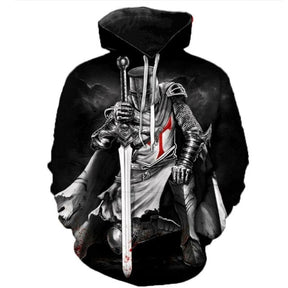 Knights Templar Commandery Hoodie - Casual & sweatshirt - Bricks Masons