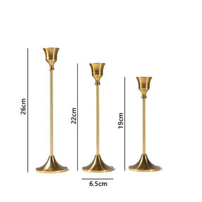 Masonic Candle Holder - 3 Pcs Retro Bronze