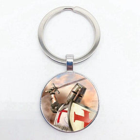 Knights Templar Commandery Keychain - (54 variants) - Bricks Masons