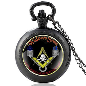 Widows Sons Pocket Watch - Silver, Black, Bronze