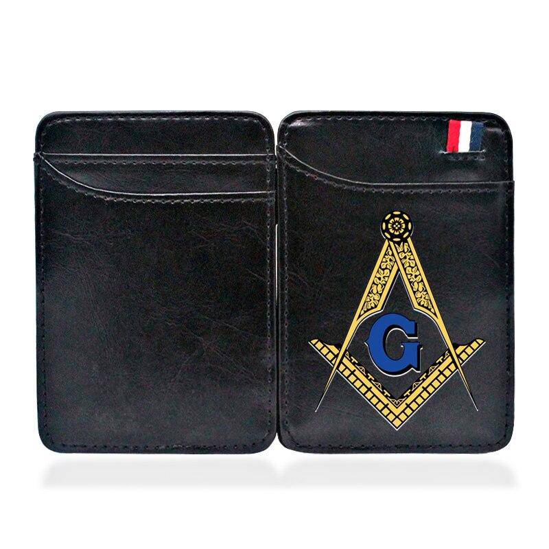 Master Mason Blue Lodge Wallet - (Brown/Black)