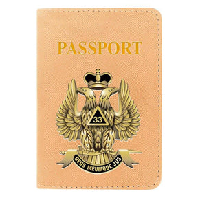 33rd Degree Scottish Rite Wallet - Passport & Credit Card Holder