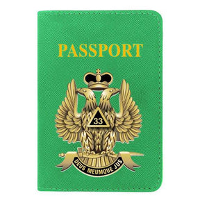 33rd Degree Scottish Rite Wallet - Passport & Credit Card Holder