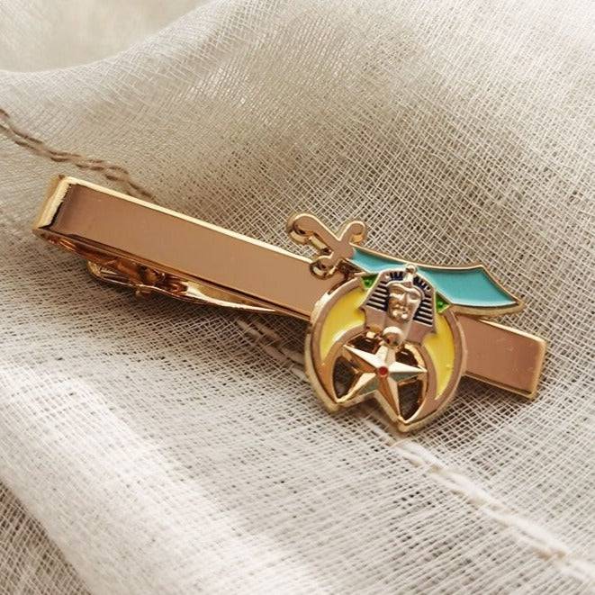 Shriners Tie Clip - Metal Gold Plated