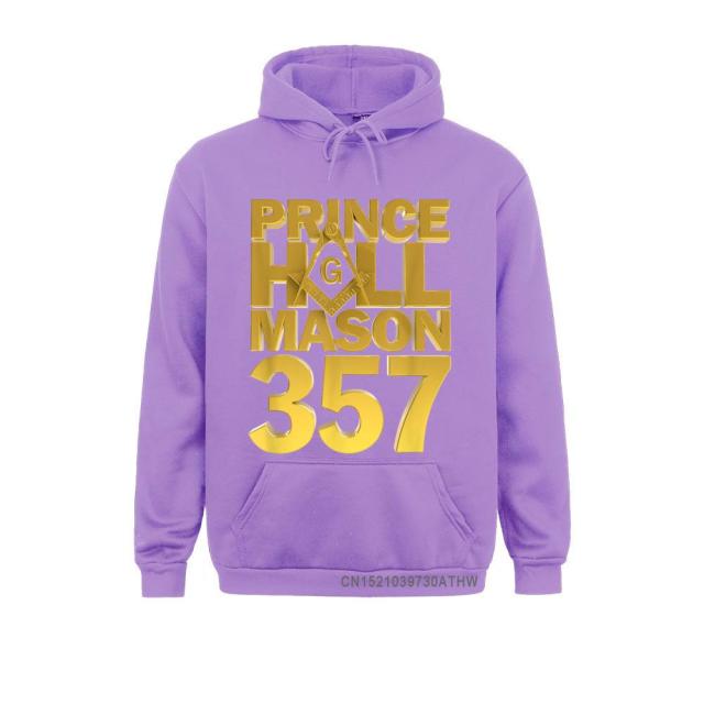 Master Mason Blue Lodge Hoodie - Prince Hall Mason 357 Square and Compass G [Multiple Colors]