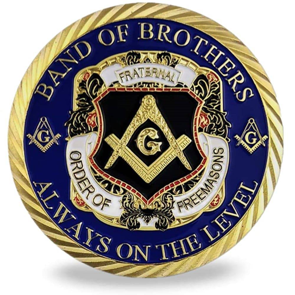 Master Mason Blue Lodge Coin - Band Of Brothers