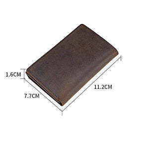 Master Mason Blue Lodge Wallet - The Pursuit Of Knowledge Genuine Leather Brown