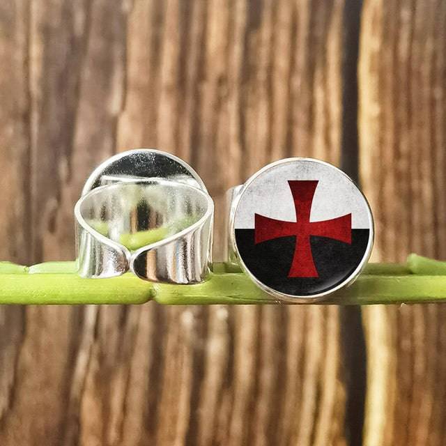 Knights Templar Commandery Ring - Vintage with Red Cross Crusader (Multiple variants)