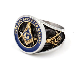 Master Mason Blue Lodge Ring - Free and Accepted Masons