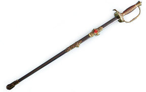 Knights Templar Commandery Sword - Red Cross Gold 35.6"