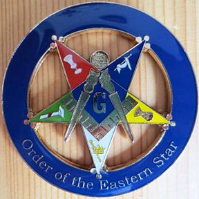 OES OES Car Emblem - Square & Compass Medallion