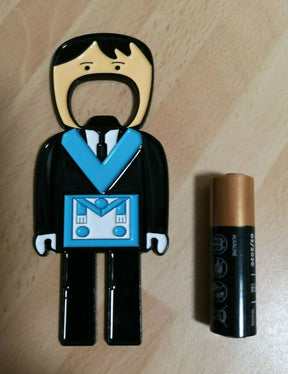 Master Mason Blue Lodge Bottle Opener - Blue Apron
