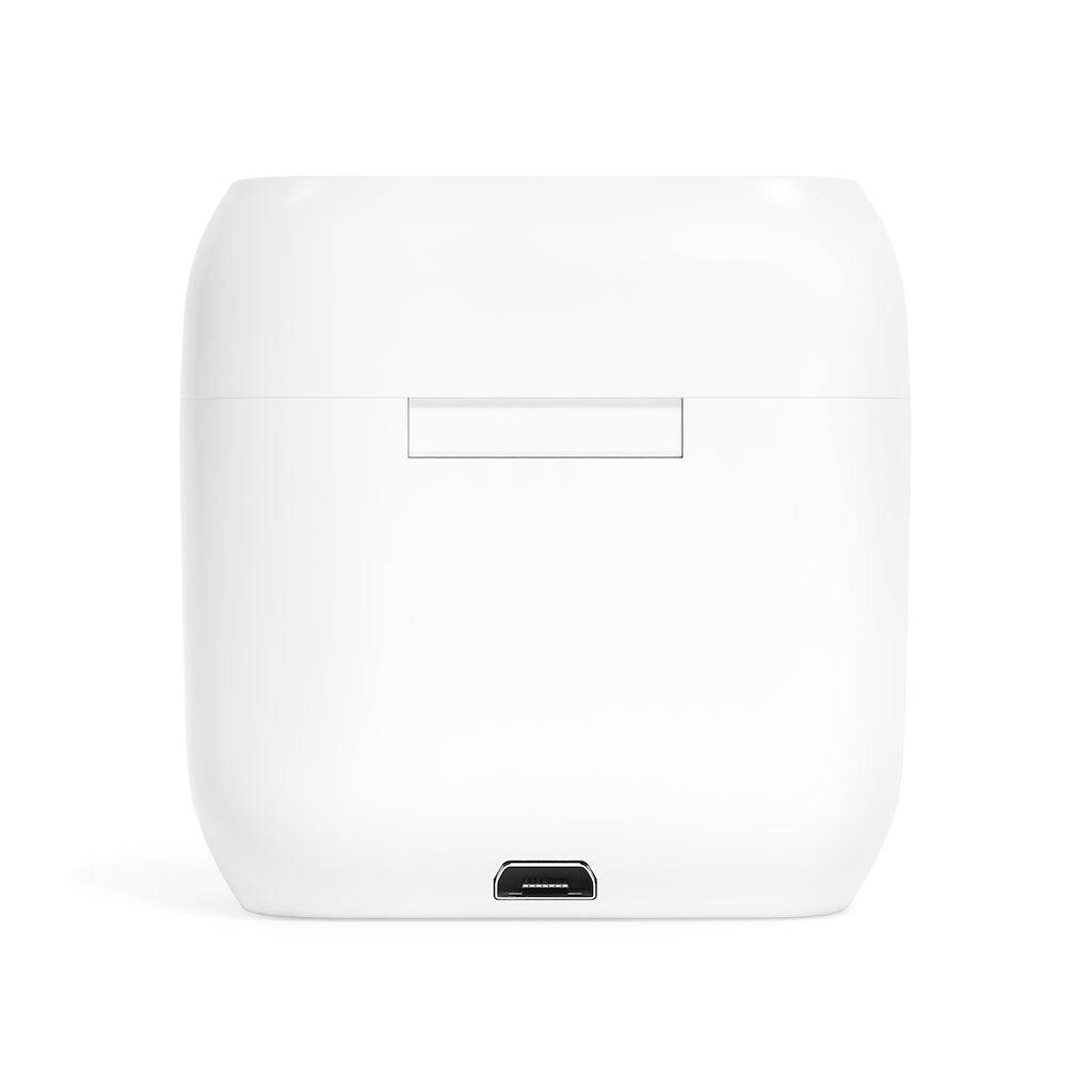 Royal Arch Chapter Earbud - White with Red Triple Tau - Bricks Masons