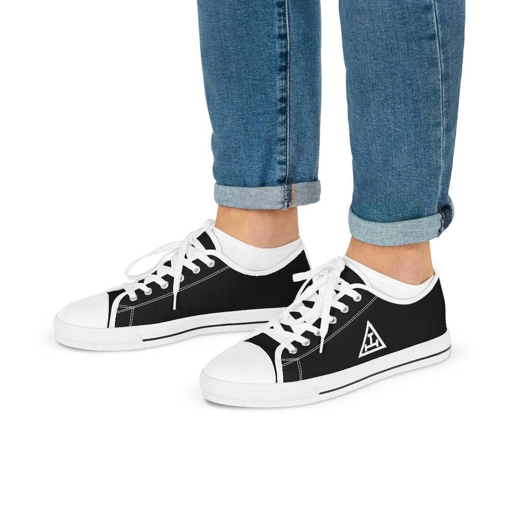 Royal Arch Chapter Sneaker - Low Top Black & White - Bricks Masons