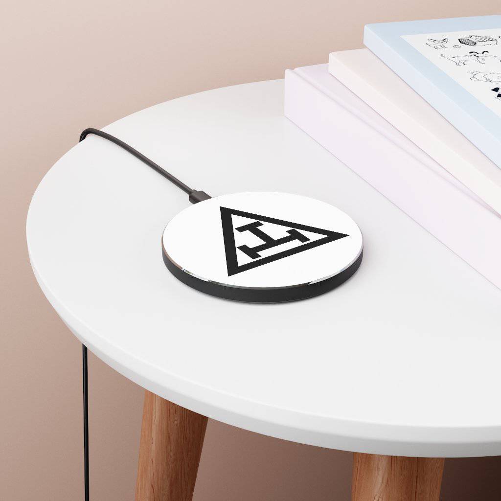 Royal Arch Chapter Wireless Charger - Black & White - Bricks Masons