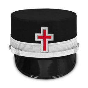 Sir Knight Knights Templar Fatigue Cap - Silver Metal