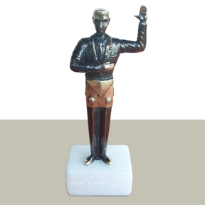 Fellowcraft Blue Lodge Figurine - Solid Black Bronze - Bricks Masons