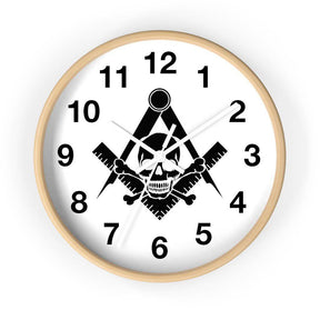 Widows Sons Clock - Wooden Frame - Bricks Masons