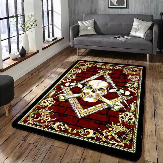 Masonic Rug - Various Designs & Colors - Bricks Masons