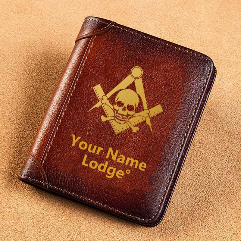 Widows Sons Wallet - Brown Leather - Bricks Masons