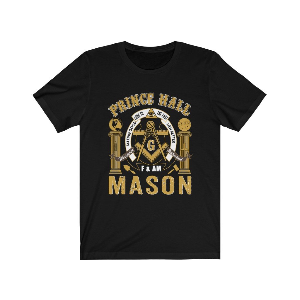 Masonic T-Shirt - Prince Hall - Bricks Masons