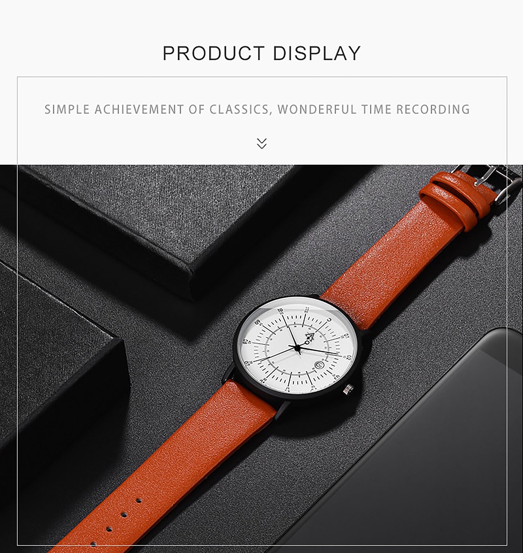 Council Wristwatch - Leather Straps - Bricks Masons