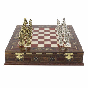 Master Mason Blue Lodge Chess Set - Hand Workmanship Patterns - Bricks Masons