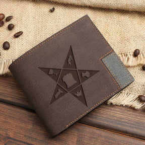 OES Wallet - Leather Various Colors - Bricks Masons