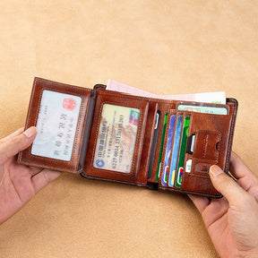 Council Wallet - Brown Leather - Bricks Masons