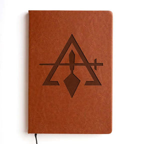 Council Journal - Brown Faux Leather - Bricks Masons