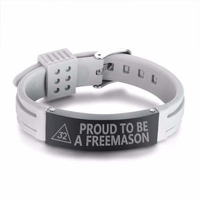 32nd Degree Scottish Rite Bracelet - Silicone - Bricks Masons
