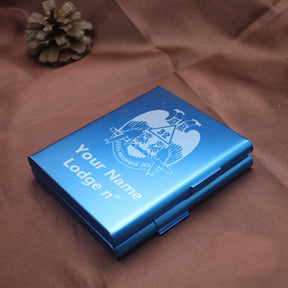 32nd Degree Scottish Rite Cigarette Case - Wings Down Various Colors - Bricks Masons