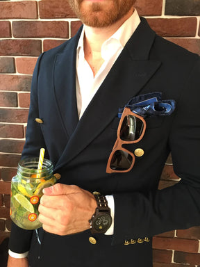 32nd Degree Scottish Rite Wristwatch - Wings Down Various Wood Colors - Bricks Masons