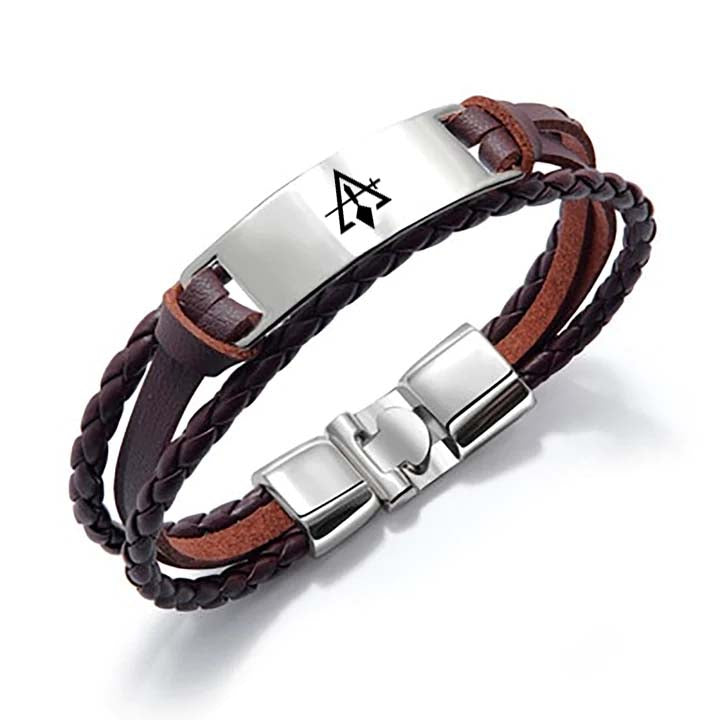 Council Bracelet - Black & Brown - Bricks Masons