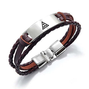 Royal Arch Chapter Bracelet - Black & Brown - Bricks Masons