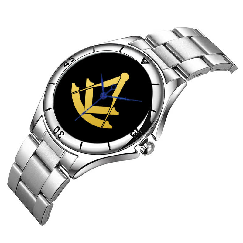 Past Master Blue Lodge Wristwatch - Stainless Steel - Bricks Masons