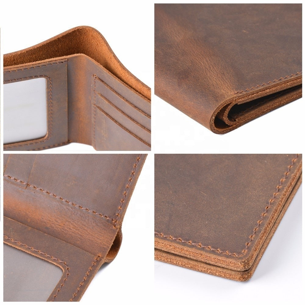 Council Wallet - Genuine Leather Bifold - Bricks Masons