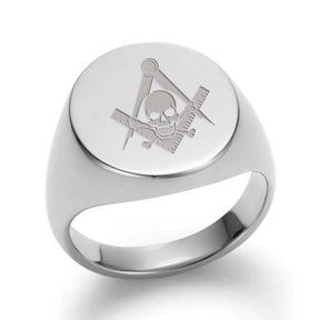 Widows Sons Ring - Sterling Silver - Bricks Masons